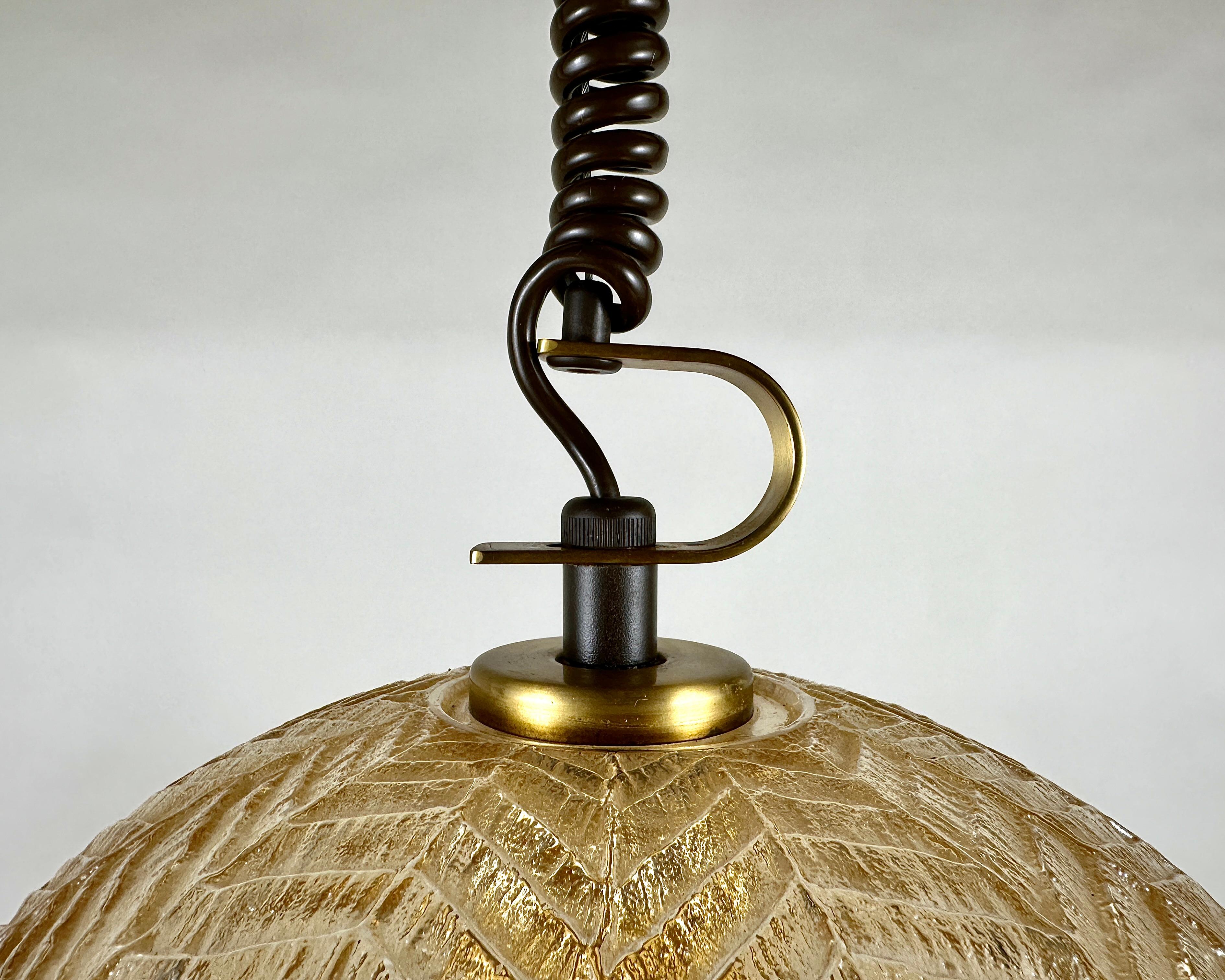 Vintage German Mid-Century Pendant Lamp by Peil Putzler, 1960s For Sale 1