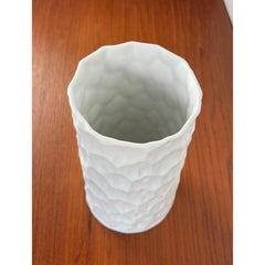 Jarrón de porcelana minimalista alemán vintage de Thomas, años 70