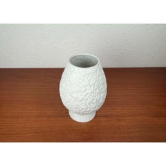 Vintage German Model 605/2 White Porcelain Vase from KPM Royal Porzellan, 1970s