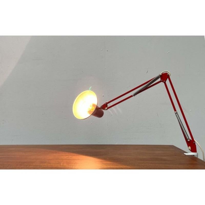 Vintage German Model T2 Table Task Lamp by Jac Jacobsen for Luxo, 1970s In Good Condition For Sale In Hamburg, DE