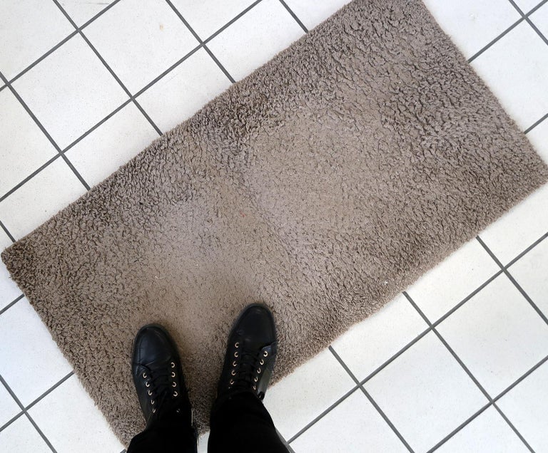 Vintage German Modern Rug, 1960s, 1C831 For Sale at 1stDibs