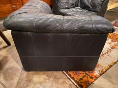 Vintage German Modular Leather Sofa