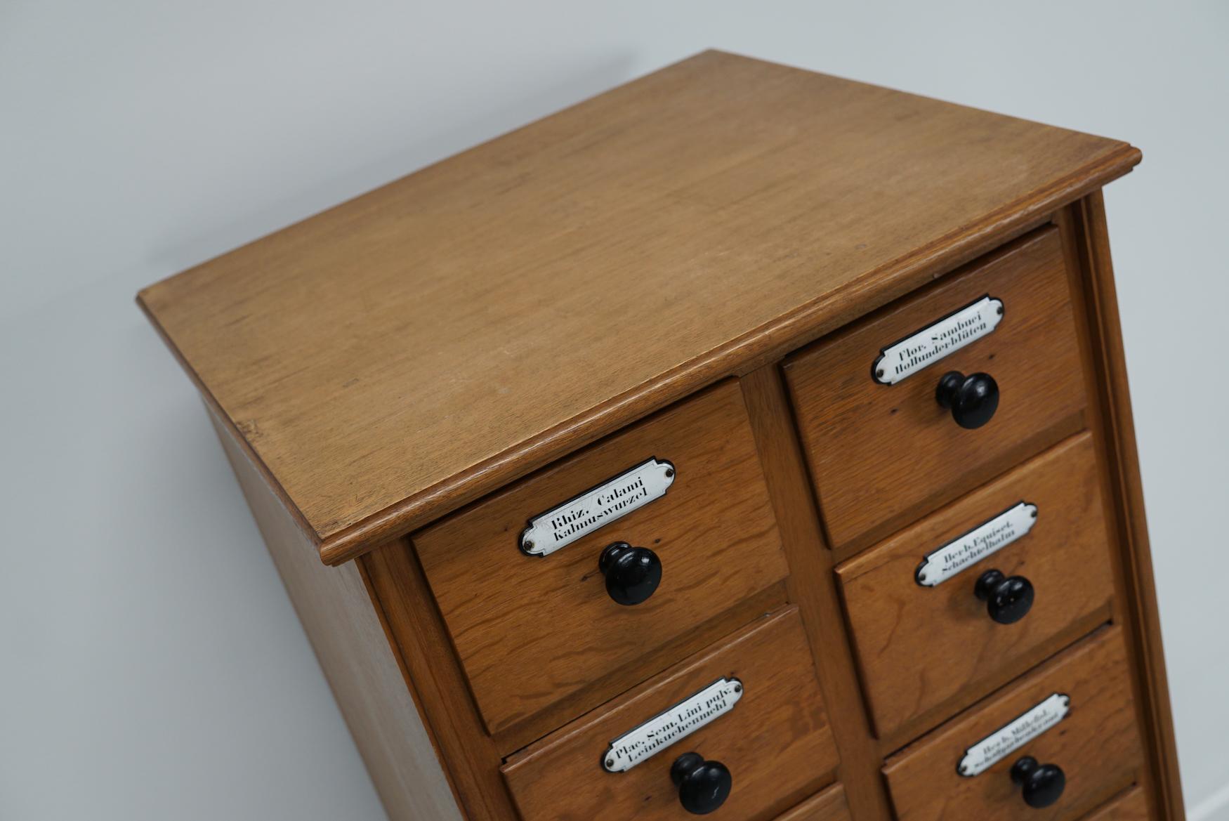 Mobile speziale tedesco d'epoca in Oak con scudi smaltati, anni '40 in vendita 2