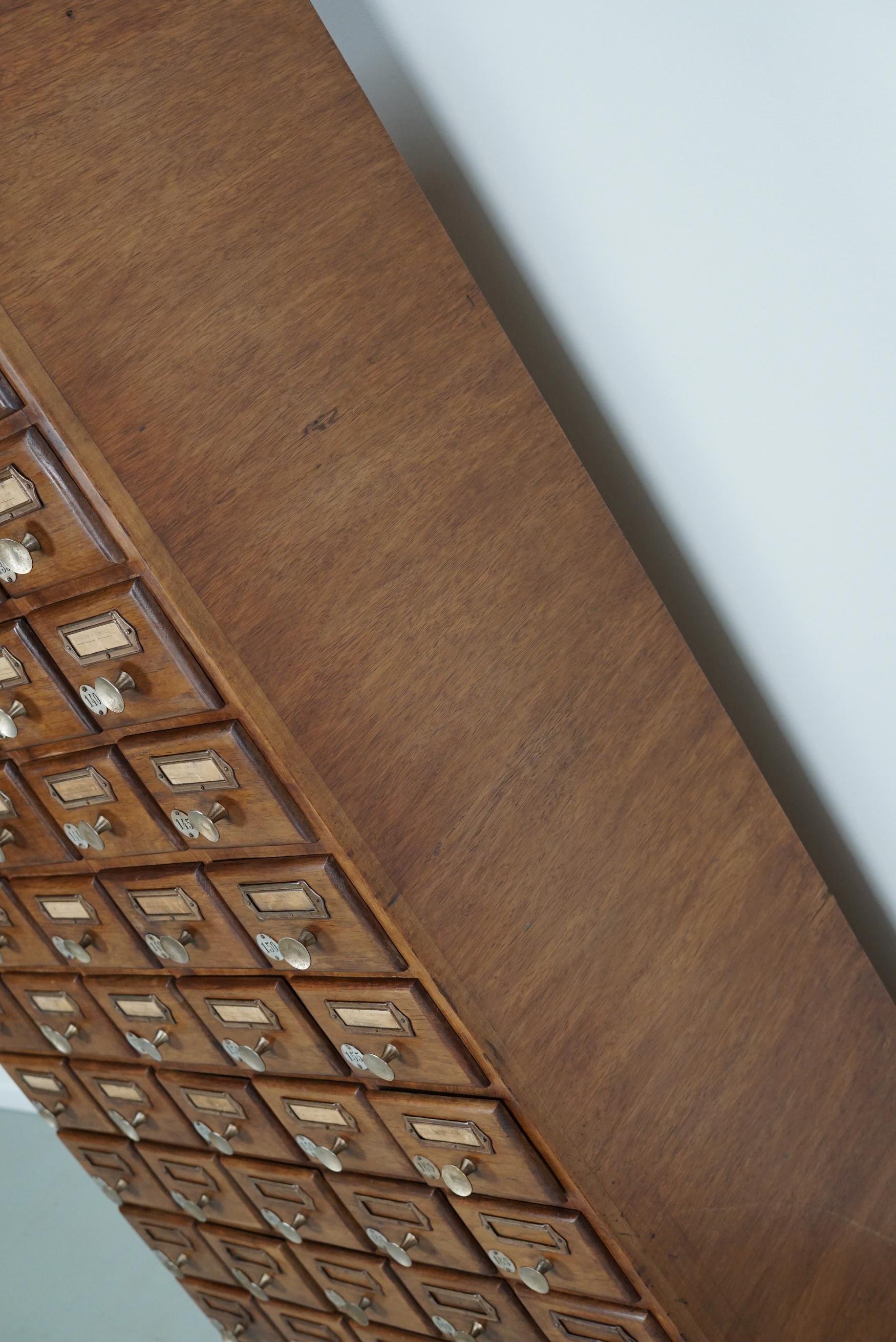 Vintage German Oak Apothecary / Savings Cabinet Cabinet, 1950s en vente 6