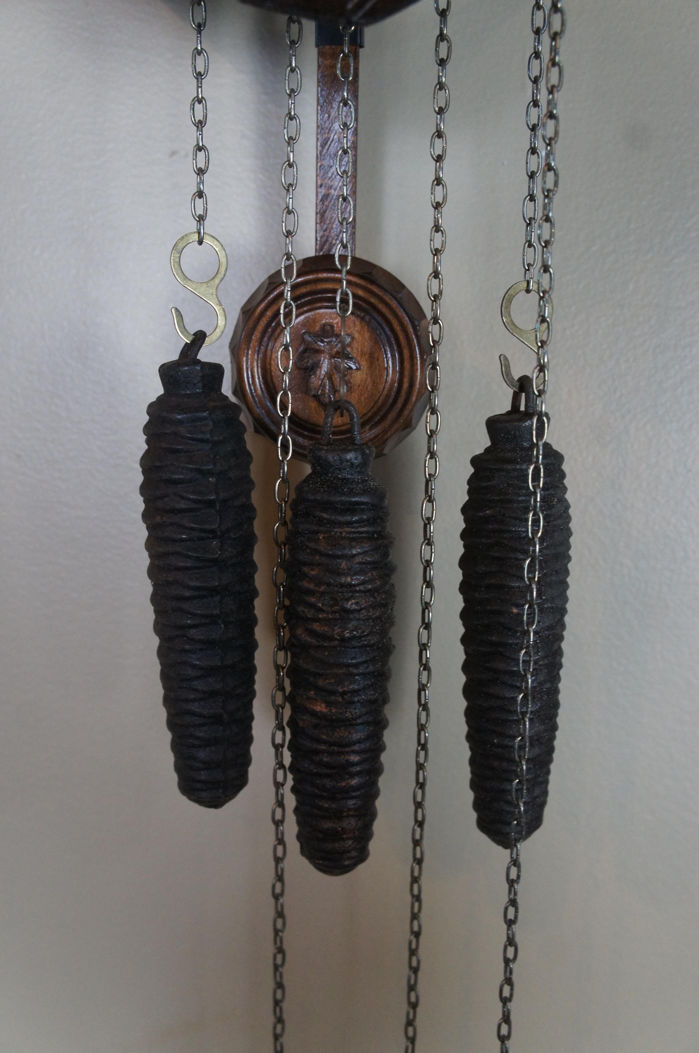 der fröhliche wanderer edelweiss cuckoo clock