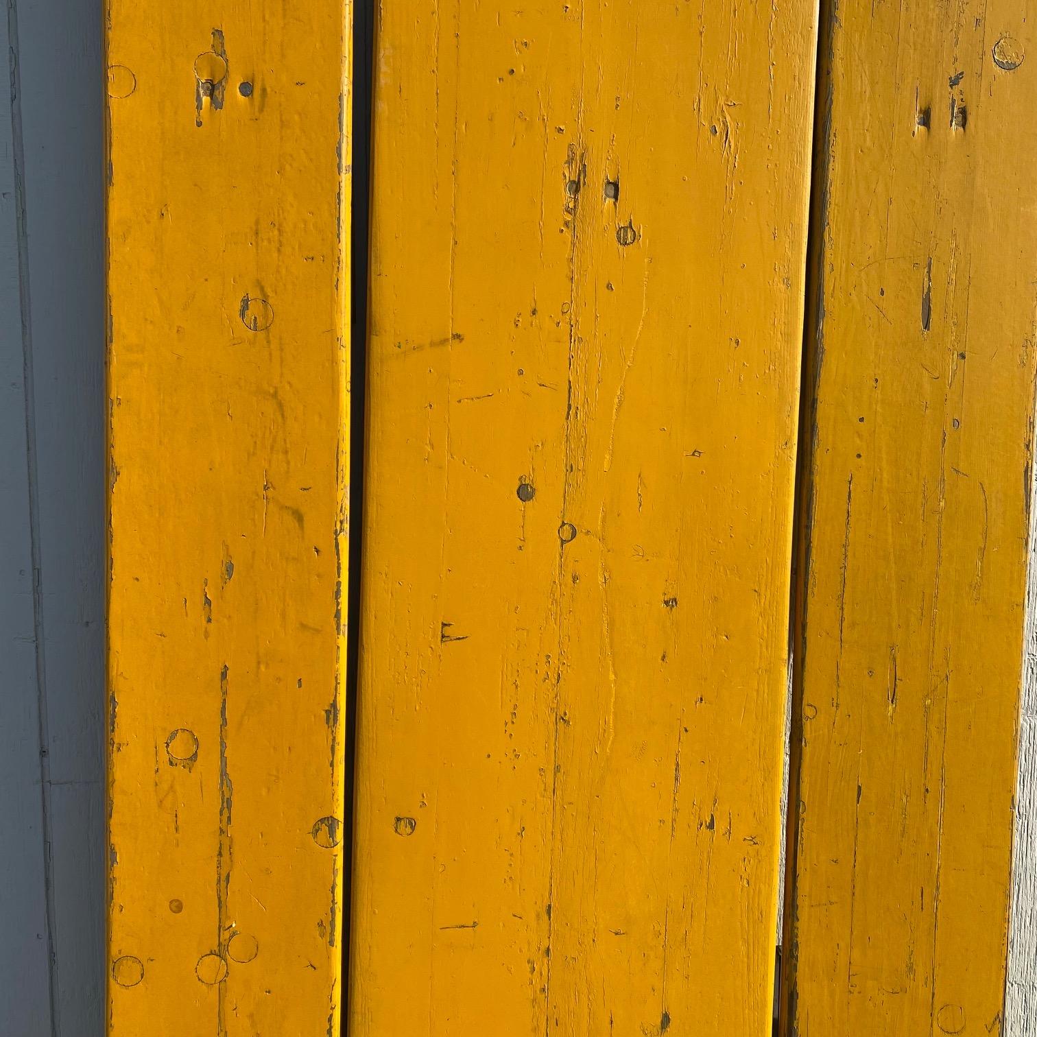 Vintage German Outdoor Beer Garden Dining Table and Two Benches For Sale 5