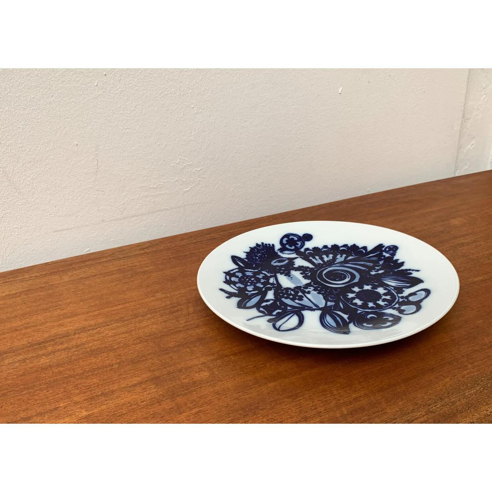 Deutscher Pfau Wandteller von Bjørn Wiinblad für Rosenthal, 1970er Jahre im Angebot 3