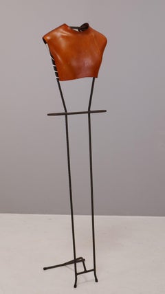 Vintage German Pentagon Design Coat Valet Stand by Robert Wettstein