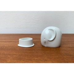 Vintage German Porcelain Elephant Secret Box from Arzberg, 1970s