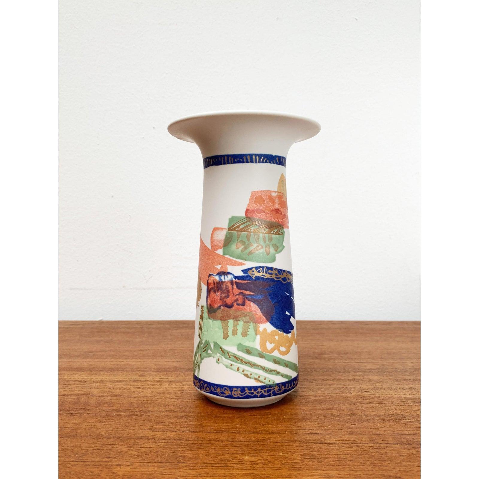 Vaso in ceramica d'epoca tedesco postmoderno della serie Alta Mira di Gilbert Portanier in vendita 3