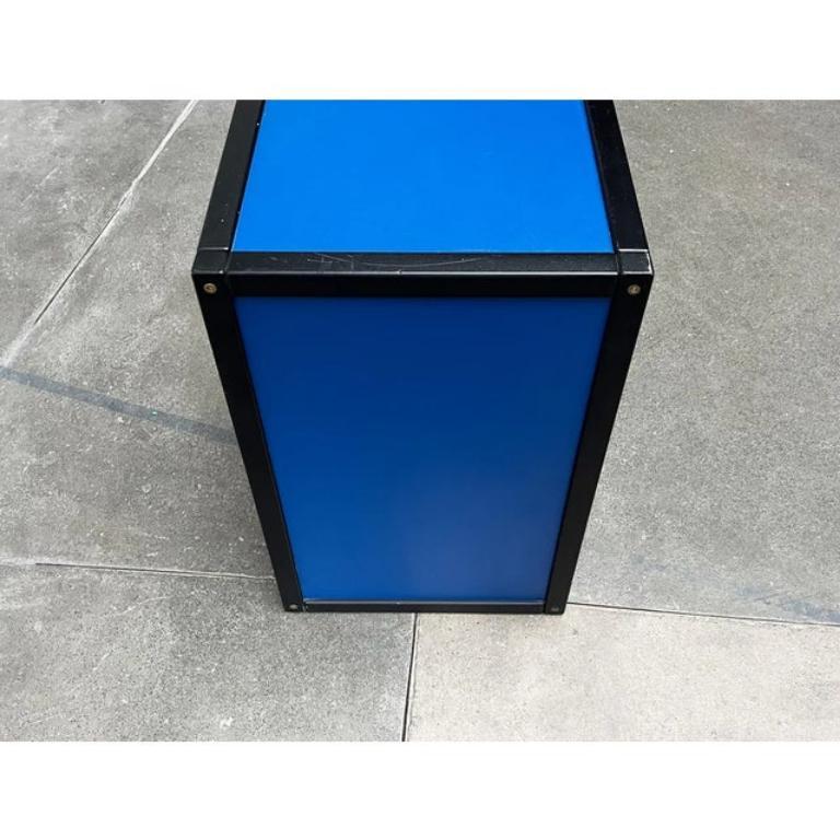 Métal Armoire postmoderne allemande vintage par Elmar Flötotto pour Flötotto, 1980 en vente