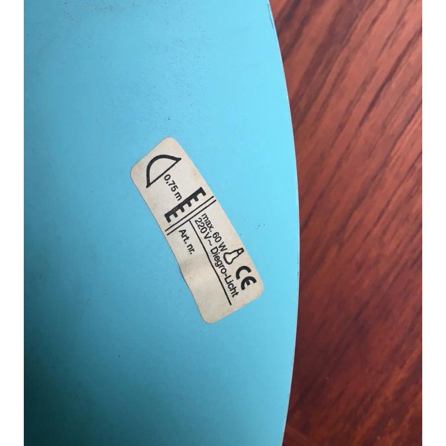 Vintage German Postmodern Minimalist Pendant Lamp from Diegro Licht, 1980s For Sale 6