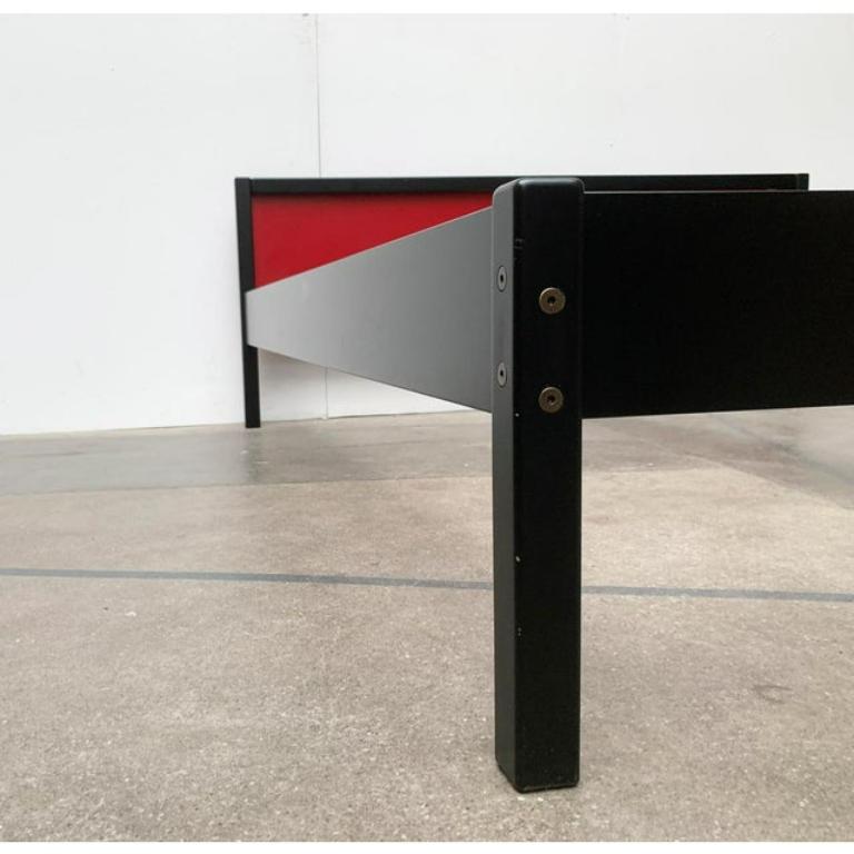 Vintage German Postmodern Profilsystem Double Bed by Elmar Flötotto for Flötotto For Sale 6