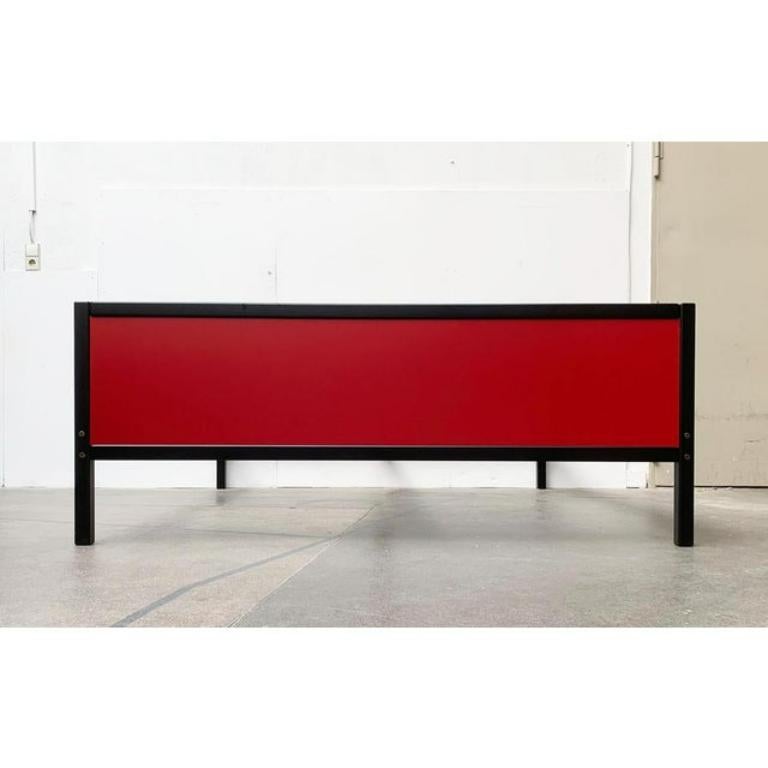 Vintage German Postmodern Profilsystem Double Bed by Elmar Flötotto for Flötotto For Sale 1