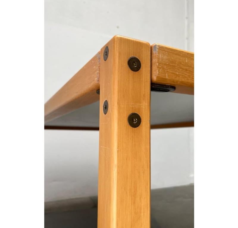 Vintage German Postmodern Profilsystem Series Desk or Dining Table, 1970s For Sale 9