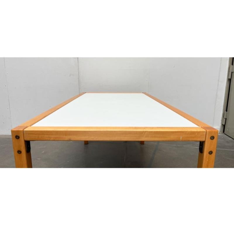 Vintage German Postmodern Profilsystem Series Desk or Dining Table, 1970s In Good Condition For Sale In Hamburg, DE