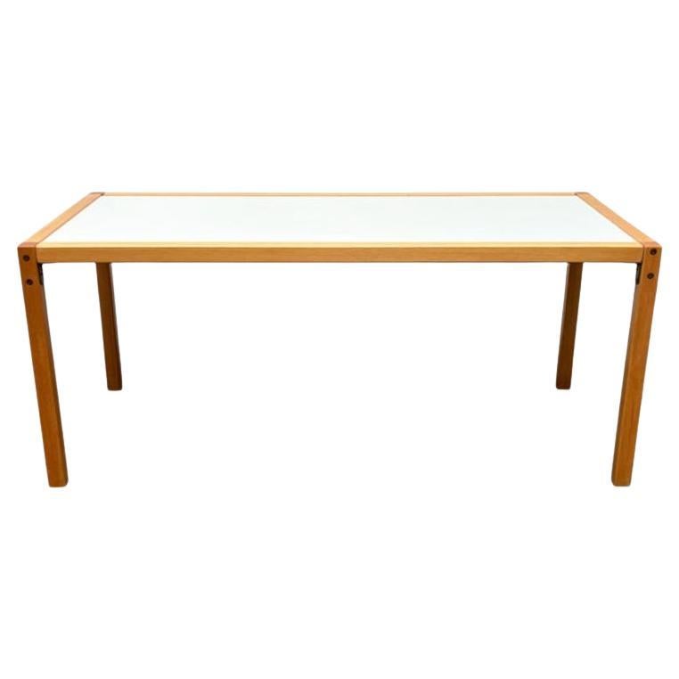 Vintage German Postmodern Profilsystem Series Desk or Dining Table, 1970s For Sale