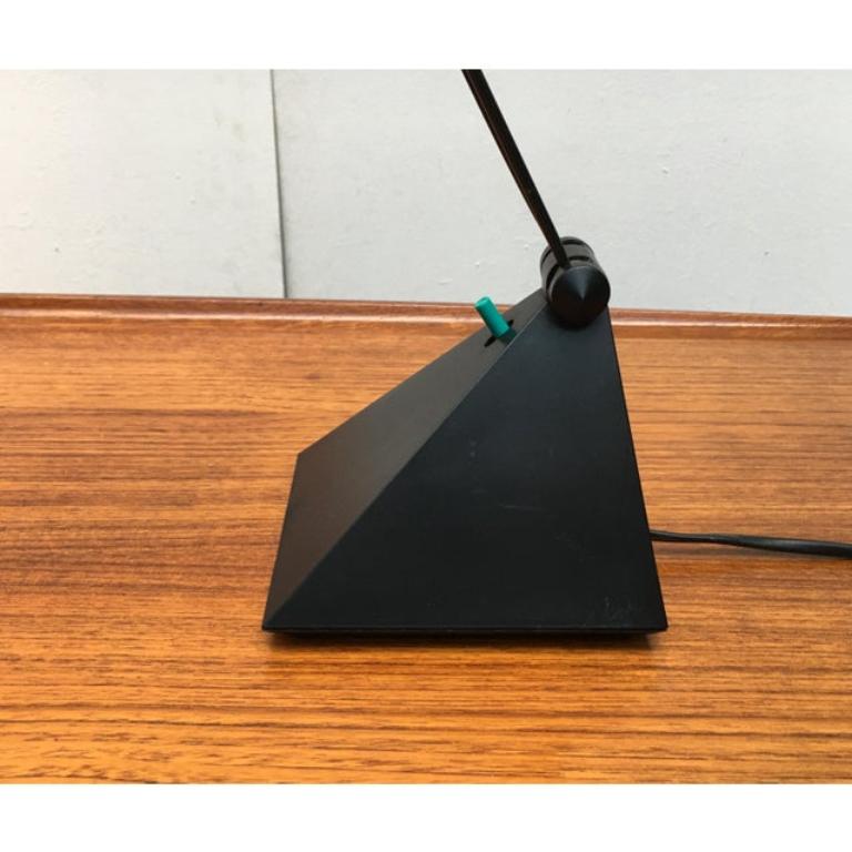 Lámpara de mesa postmoderna alemana vintage de Lungean + Pellmann, años 80 en venta 4