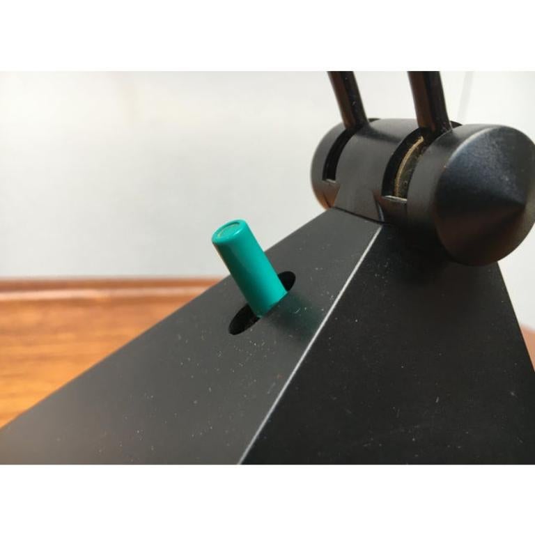Lámpara de mesa postmoderna alemana vintage de Lungean + Pellmann, años 80 en venta 2