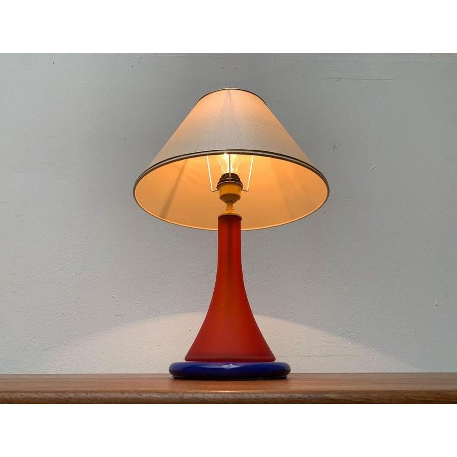 Metal Vintage German Postmodern Table Lamp by Matteo Thun for Nachtmann Leuchten 1980s For Sale