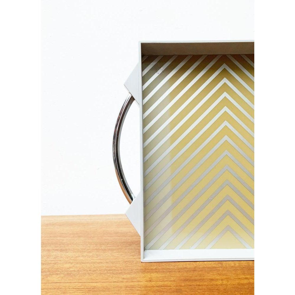 Bandeja postmoderna alemana vintage de Matteo Thun para WMF, años 80 siglo XX en venta