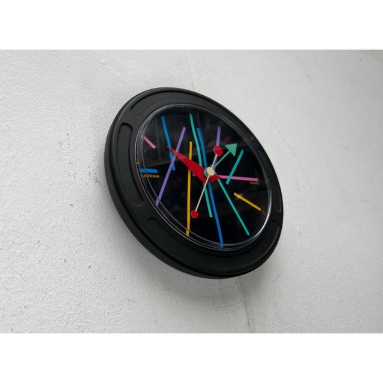 Horloge murale postmoderne allemande de Dugena, années 1980 en vente 2