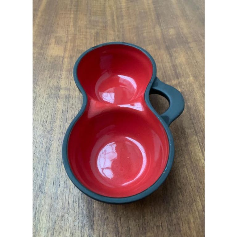 Minimaliste Bol en poterie allemande Wormser Terra-Sigillata, 1970 en vente
