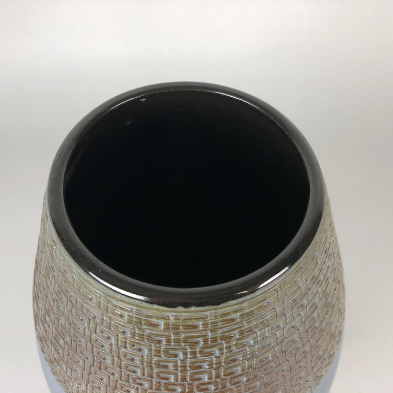 Vintage German Pottery Vase For Sale at 1stDibs