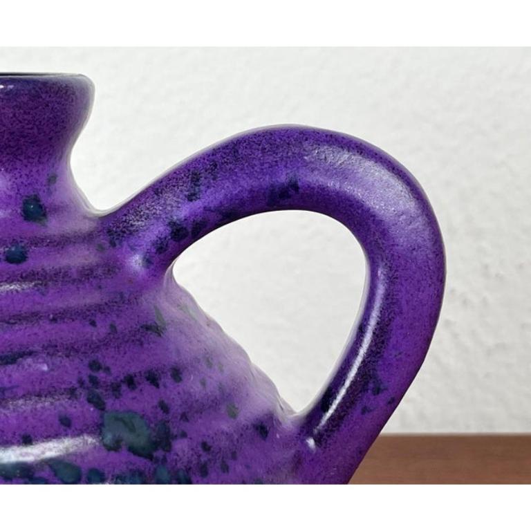 Pichet violet vintage de Marei Majolikafabrik Jean Fusss & Sohn, 1970 en vente 6