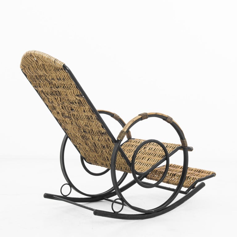 Vintage German Rocking Chair at 1stDibs