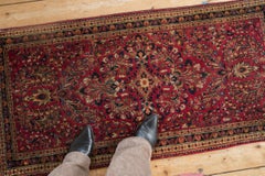 Vintage German Sarouk Rug Runner