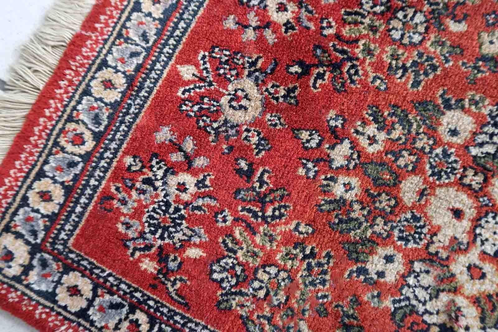 Vintage German Sarouk Style Rug, 1970s, 1c972 For Sale 3