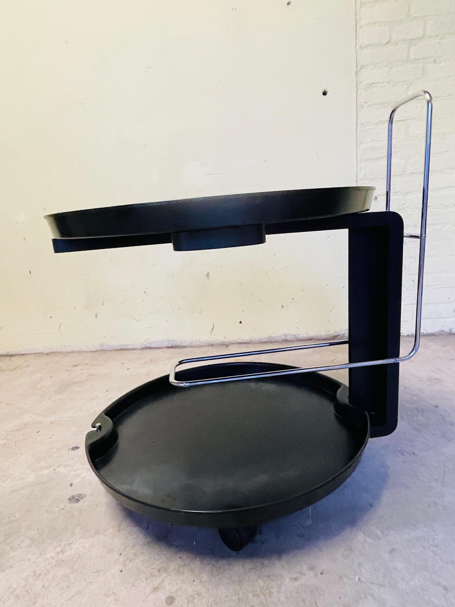 Plastic Vintage German Service Trolley by Waldemar Rothe for Rosenthal, 1980's For Sale