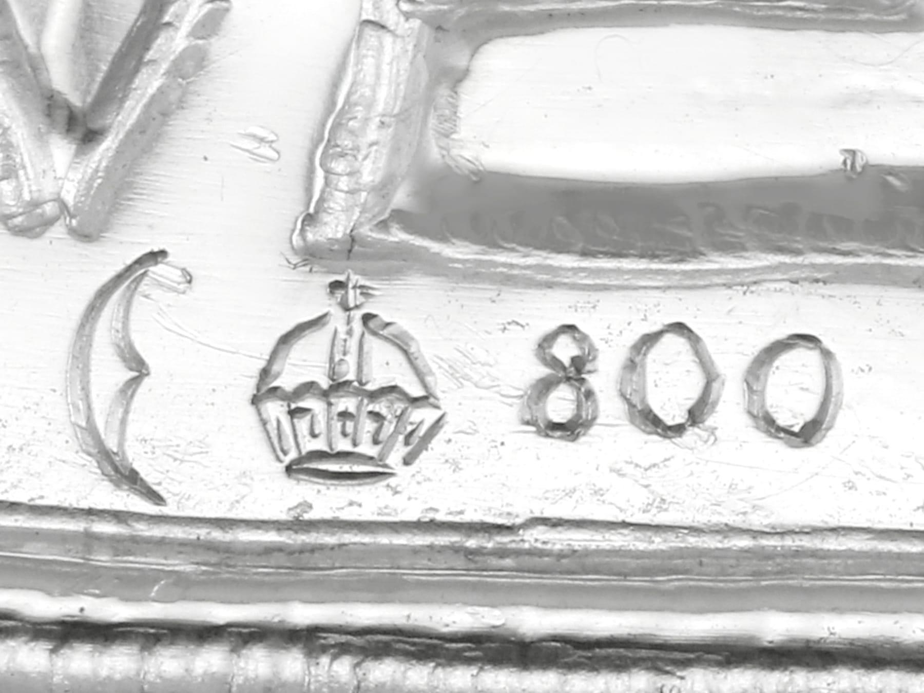 Breastplate d'argento tedesco d'epoca per la Torah Circa 1950 in vendita 3