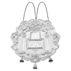 Vintage German Silver Torah Breastplate Circa 1950