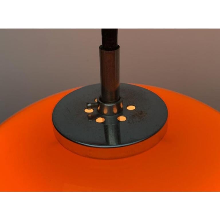 Lampada a sospensione a sfera in vetro vintage German A Space Age AH 1 di Peill & Putzler anni '70 in vendita 2