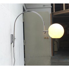 Vintage German Space Age Arc Sconce from Wila, 1970s