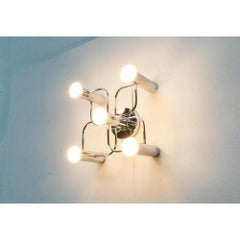 Plafonnier allemand de l'ère spatiale par Gaetano Sciolari pour Leola, 1970