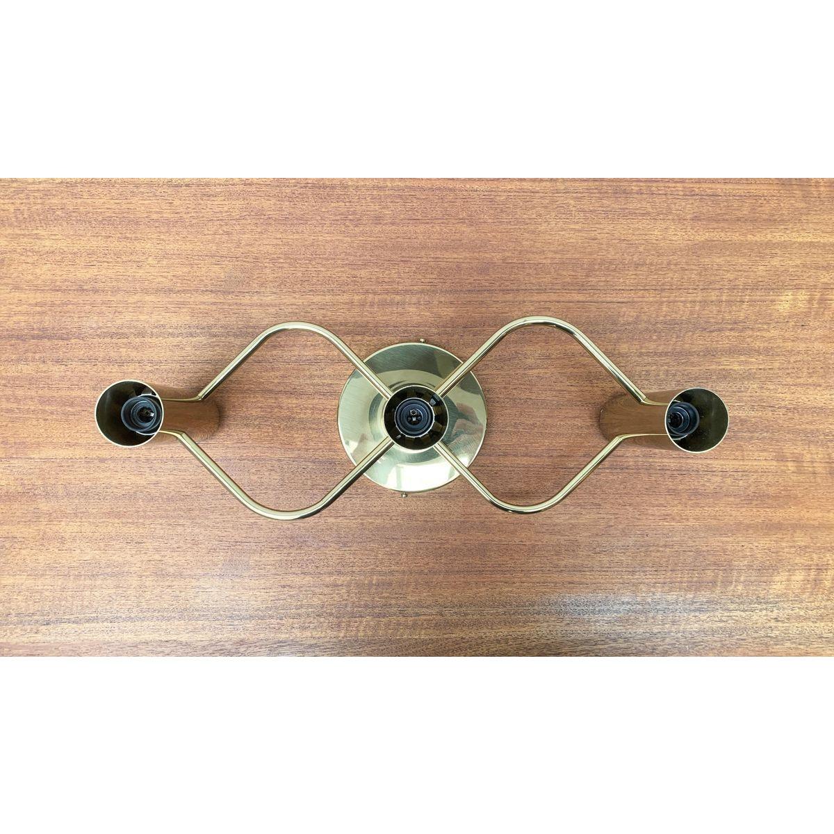 Vintage German Space Age Ceiling Lamp by Gaetano Sciolari for Leola 1970s For Sale 4