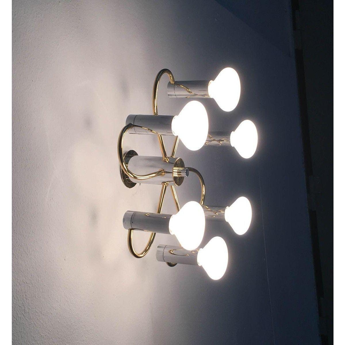 Vintage German Space Age Decken- oder Wandlampe von Cosack im Zustand „Gut“ im Angebot in Hamburg, DE