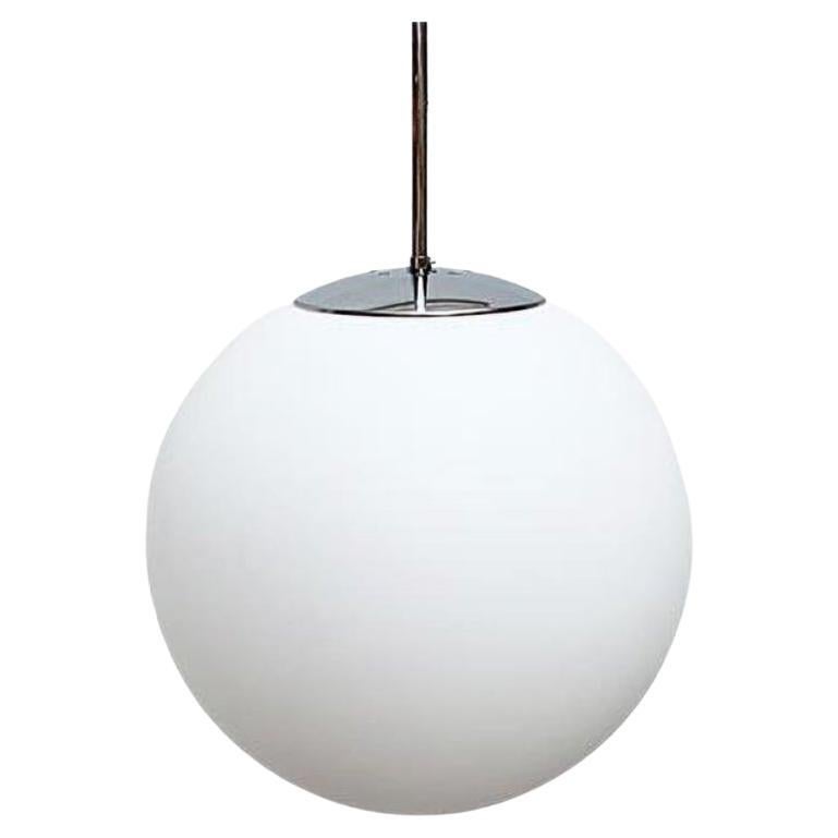 Vintage German Space Age Glass Ball Pendant Lamp from Limburg