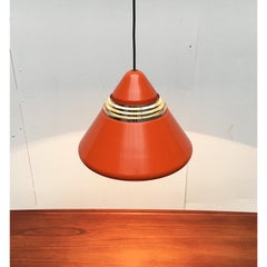 Vintage German Space Age Model 5535 Pendant Lamp by Alfred Kalthoff for Staff