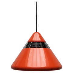 Lampe suspendue allemande de l'ère spatiale modèle 5535 d'Alfred Kalthoff pour Staff