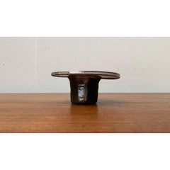 Vintage German Studio Pottery Candle Holder, 1970s