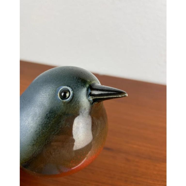 Tedesco Vintage Studio Pottery tedesco Stockvogel Bird di Irene Tschechne, anni '90 in vendita