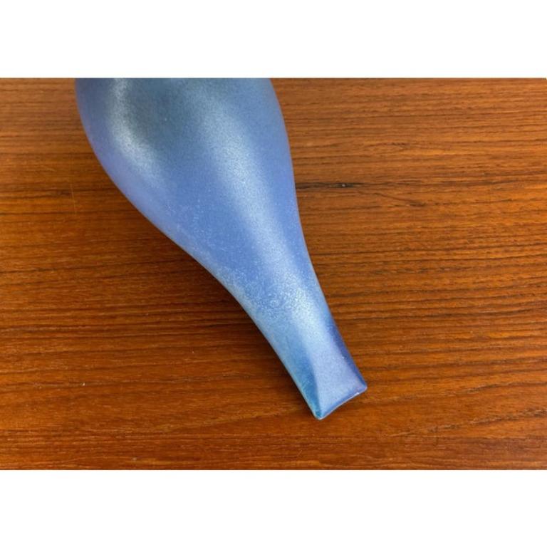 Vintage Studio Pottery tedesco Stockvogel Bird di Irene Tschechne, anni '90 in vendita 3