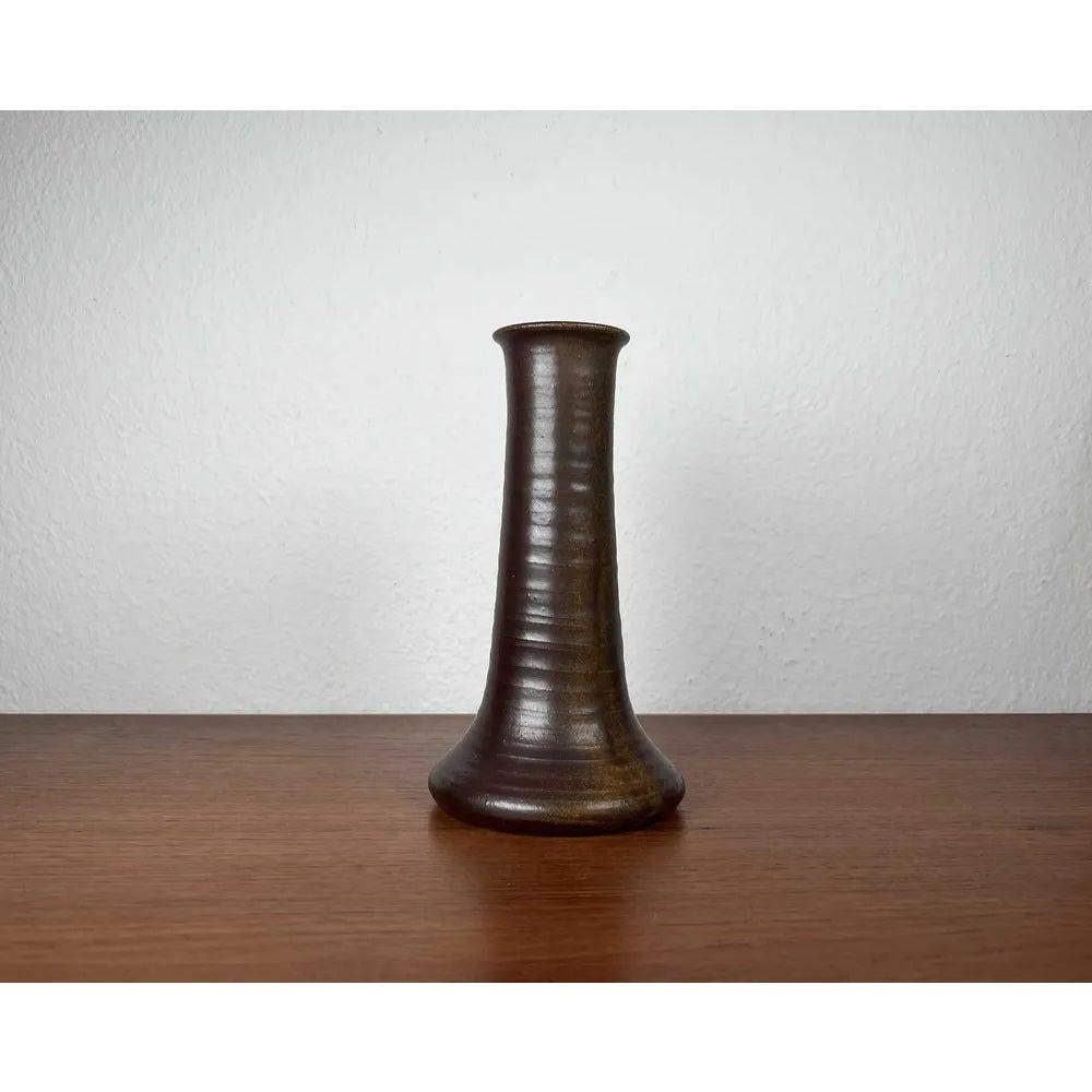 Alte deutsche Studio Pottery Vase von Acki Jürgens, 1970er Jahre im Angebot 3