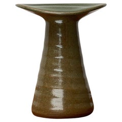Jarrón vintage alemán de Studio Pottery de Acki Jürgens