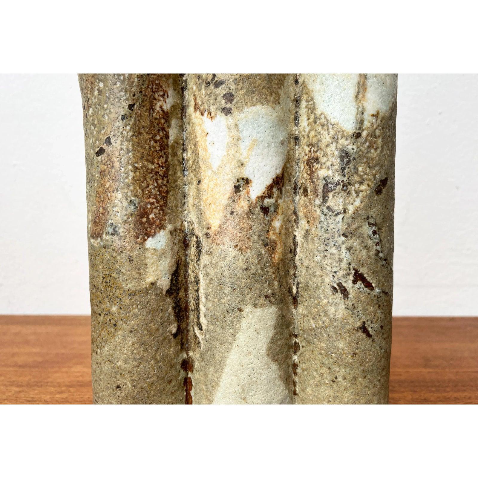 Tedesco Vaso d'epoca in Studio Pottery di Renate & Hans Heckmann, 1987 in vendita