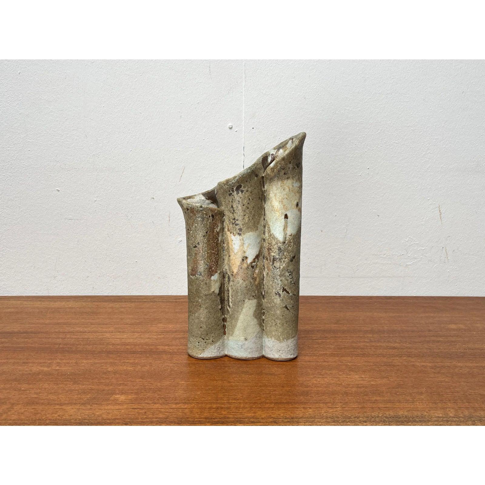 Ceramica Vaso d'epoca in Studio Pottery di Renate & Hans Heckmann, 1987 in vendita